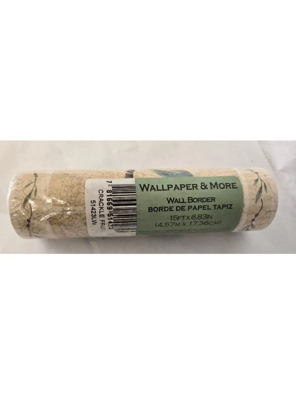 Wallpaper And More Crackle Fruit Print Wall Paper Border Kitchen Country  Garden